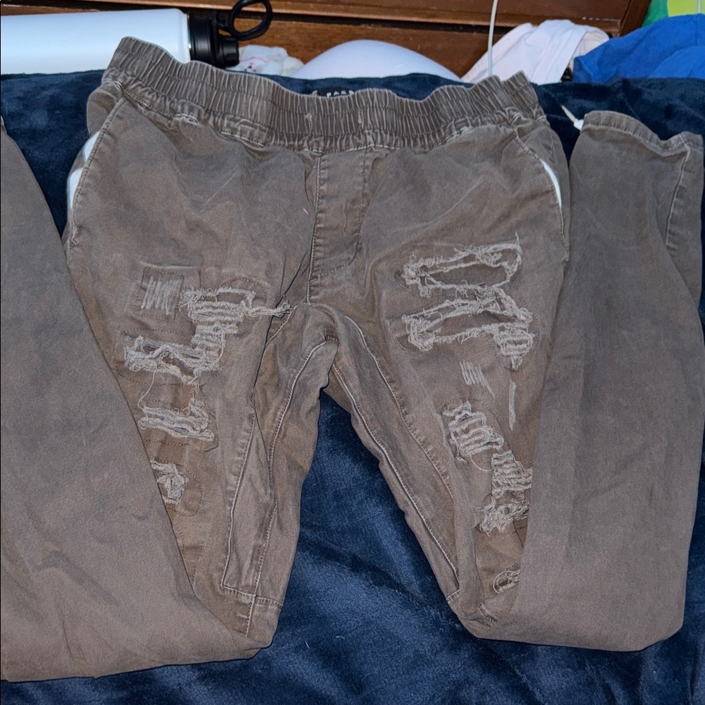 PacSun Brown Casual Pants